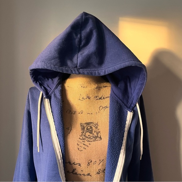 classic bluenotes zip up drawstring hoodie - Picture 4 of 4